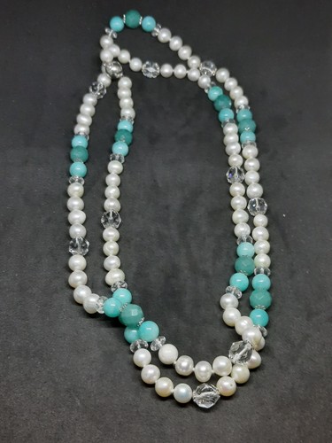 Collana lunga perle - di,