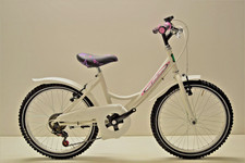 Bici venere 20 bimba bianco 5v