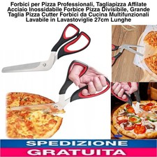 Forbici per Pizza Professionali, Tagliapizza Affilate in Acciaio Inox da Cucina