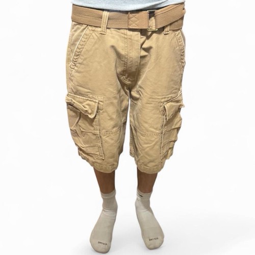 Pantaloncini cargo kaki