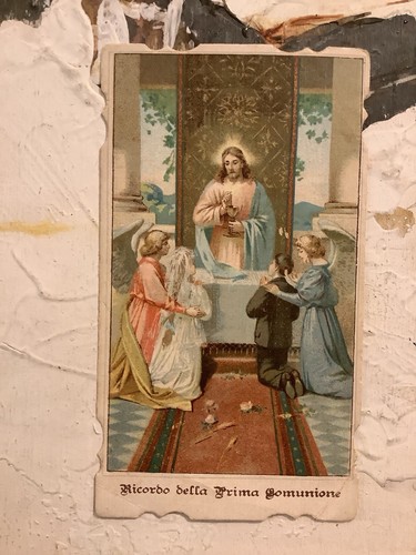 Santino antica cromolitografia