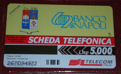 Banco napoli fac simili - di, fac-simili