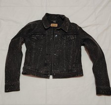 Giacca di Jeans Nera Donna