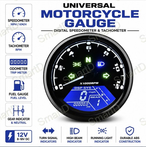 Tachimetro lcd moto - tachimetro,