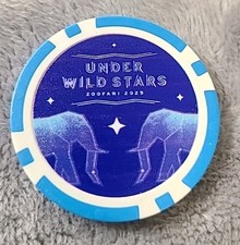 Omaha Zoo Poker Chip Rare