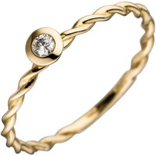 Anello Solitario Donna Con