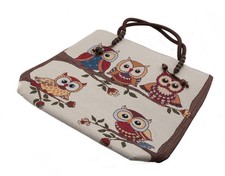 Grande Borsa Gufo Shopper In