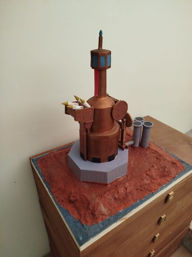 Diorama grande mazinga base - diorama,