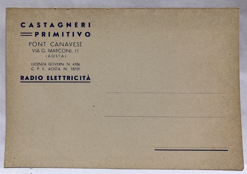 Cartolina pubblicitaria pont - cartolina,