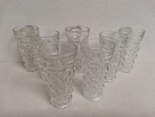 PETRUS 7 BICCHIERINI VETRO VINTAGE COLLEZIONE BAR OSTERIA CASA