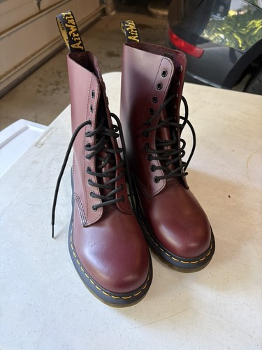 Stivali stringati martens - stivali, dr