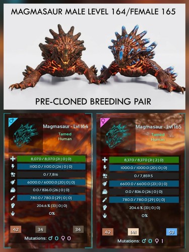 Magmasaur cloned genesis - genesis,