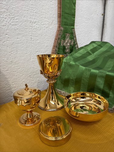 Set liturgico calice patena - calice,