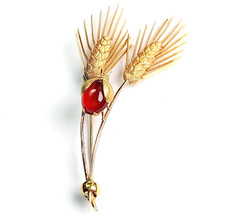 Spilla oro massiccio 18k