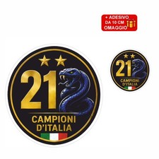 Adesivo 21 Scudetti Campioni