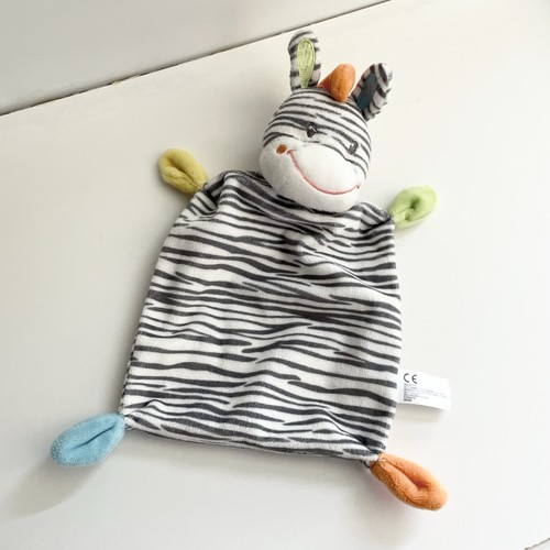 Doudou plat zèbre - doudou,
