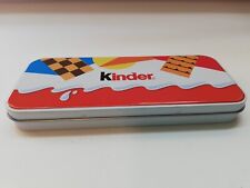 KINDER FERRERO SCATOLA DI LATTA ALLUMINIO BOX ASTUCCIO GADGET 