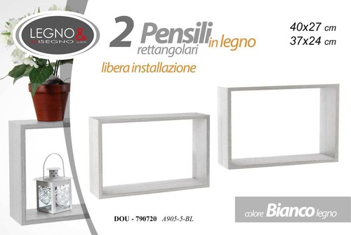 Set cubo parete scaffale - parete,