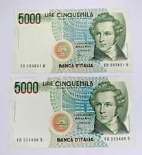 2 5000 LIRE ITALIA BELLINI