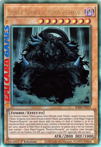 Erebus monarca del mondo - erebus, il