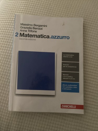 Libro matematica azzurro - libro,