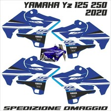 Kit  YAMAHA Yz 125 e 250 grafica 2020 in kristal , compatibili dal 2015 al 2021