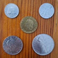 ITALIA - LOTTO DI 5 MONETE DA