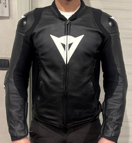 Giubbotto moto pelle - giubbotto,