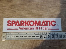 adesivo vintage sparkomatic