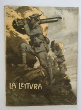 bs15 rivista mensile la lettura 1912  militari militare illustratore alpini
