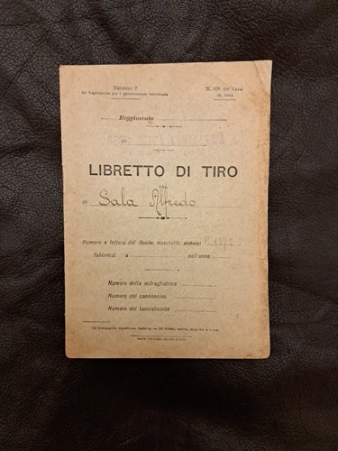 Libretto tiro con moschetto - di,
