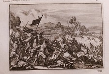 stampa - guerra dei 30 anni - Merian -1703 - Storia Universale Imhoff