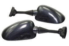 Paio Specchietti Carbonio Look per Honda CB 600 Hornet CBR 600 F 900 RR VTR 1000