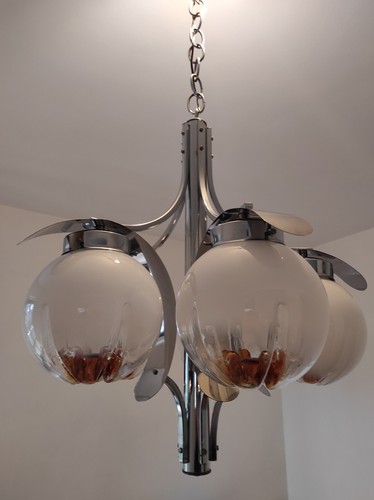 Lampadario mazzega vetro - vetro, di