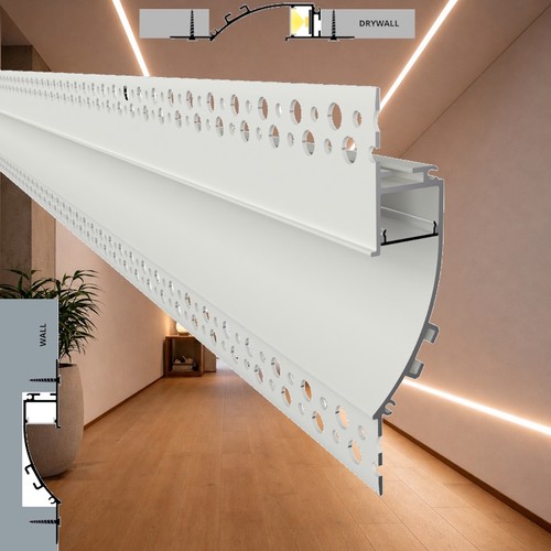 Profilo incasso muro secco - muro,