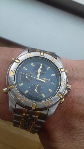 Seiko 7t32 6e00 chronograph - 7t32-6e00,