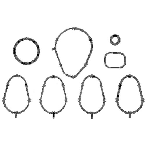 Kit guarnizioni collettore - kit,