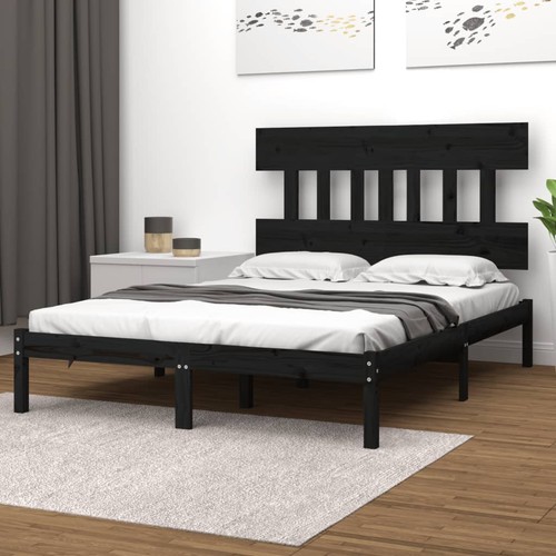 Vidaxl giroletto nero legno - giroletto,