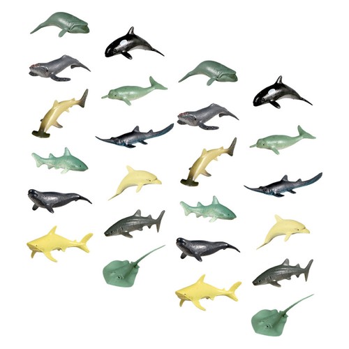 Statuine animali marini pvc - in,