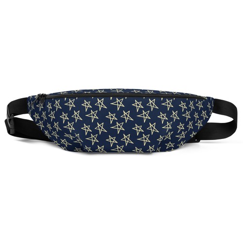 Fanny pack blu - blu, stelle