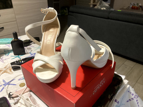 Scarpe sposa bianche con - da,