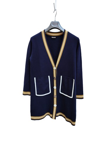Maliparmi cotton cardigan maxi - maliparmi,