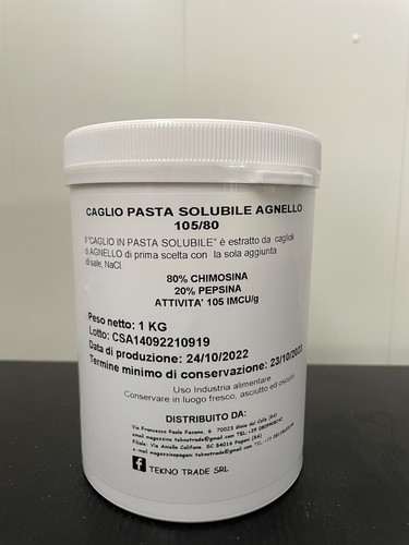 Caglio pasta solubile - caglio, agnello