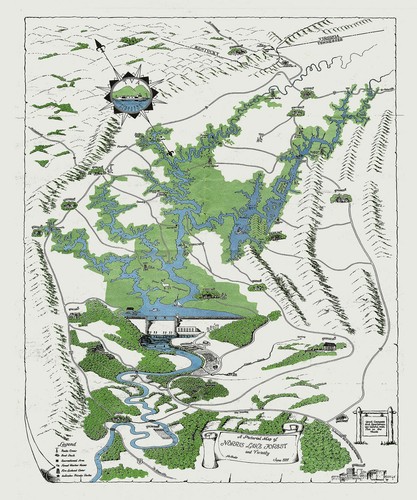 Mappa del lago - , norris