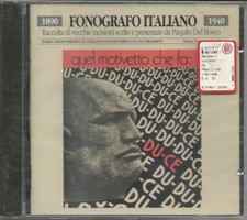 FONOGRAFO ITALIANO - RARO CD