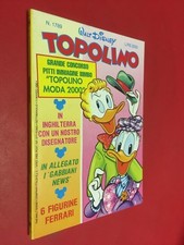 Disney TOPOLINO Libretto n.1789 del 11/3/1990 CECCHI PAONE AUTOGRAFI JUVENTUS