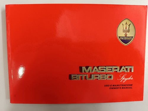 Maserati biturbo spyder - maserati,