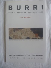 Alberto Burri, 12 marzo