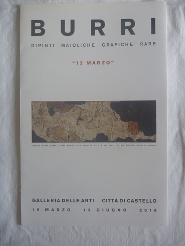 Alberto burri marzo - burri,, 12
