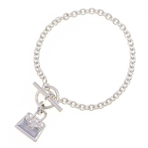 Hermes birkin amuleto - birkin, argento